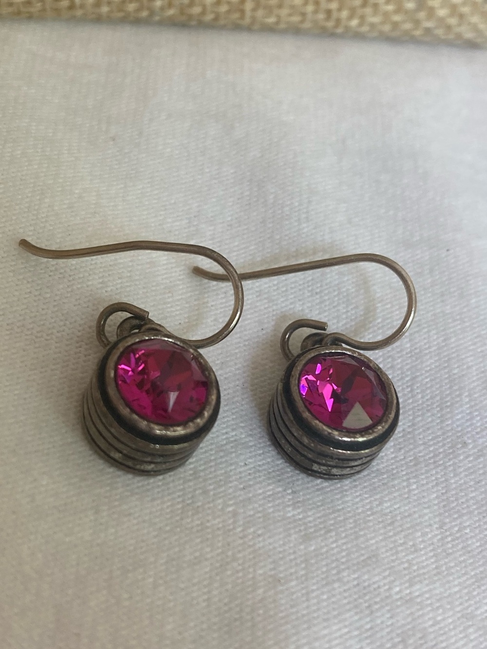 Patricia Locke Pink Dangle Earrings